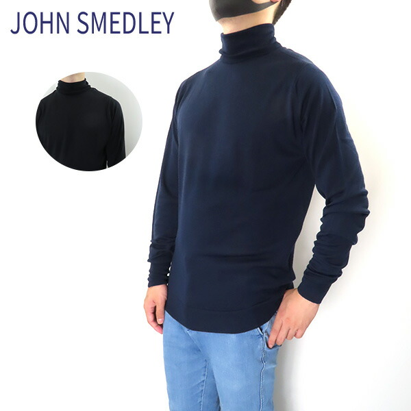 商舗 JOHN SMEDLEY ジョンスメドレー RICHARDS Roll Neck Pullover Knit 30ゲージ リチャーズ メリニット  セーター メンズ fucoa.cl