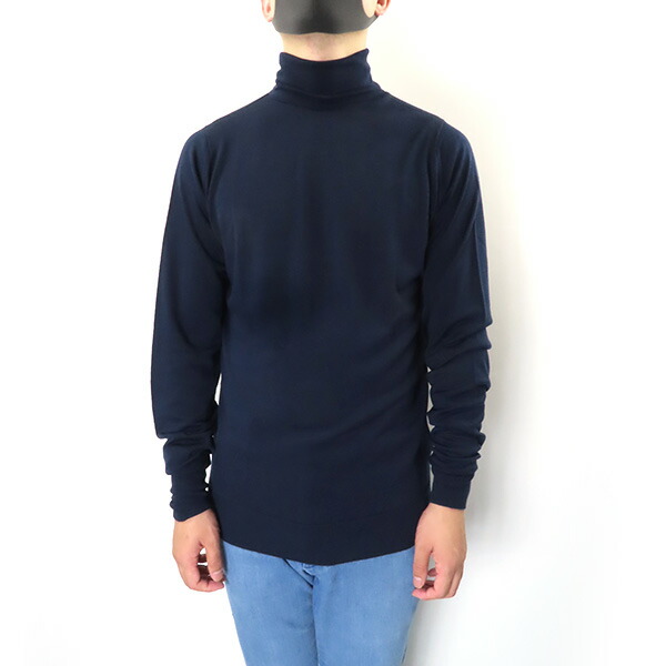 商舗 JOHN SMEDLEY ジョンスメドレー RICHARDS Roll Neck Pullover Knit 30ゲージ リチャーズ メリニット  セーター メンズ fucoa.cl