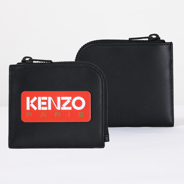 楽天市場】KENZO ケンゾー Leather Logo Long Zip Wallet レザー