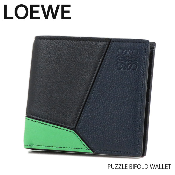 Wallet Loewe Loewe Bifold ビルフォード Wallet Puzzle レディース ロエベ ビルフォード ロゴ Puzzle ロエベ ロゴ ウォレット ウォレット ロエベ レザー ユニセックス パズル 二つ折り財布 パズル レザー ロゴ 121 30h302 Bifold メンズ Loewe