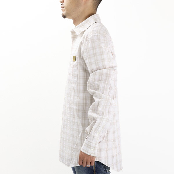 LOEWE ロエベ Patchwork 長袖 シャツ ロゴ H526Y05W97 Check メンズ