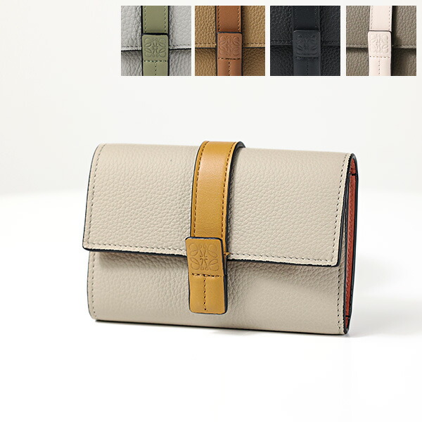 お値下げ！美品　ロエベ三つ折りウォレット LOEWE ロエベ 三つ折り財布 ANAGRAM TRIFOLD 6 アナグラム