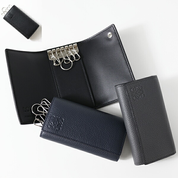 楽天市場】【中古】LOEWE 6連キーケース 412334 ブラック ロエベ