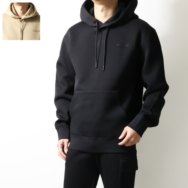 MACKAGE マッカージュ パーカー Hoodie KRYSTIAN メンズ レディース ダブルフェイスジャージ フーディー プルオーバー スウェット 長袖 LaG Onlinestore