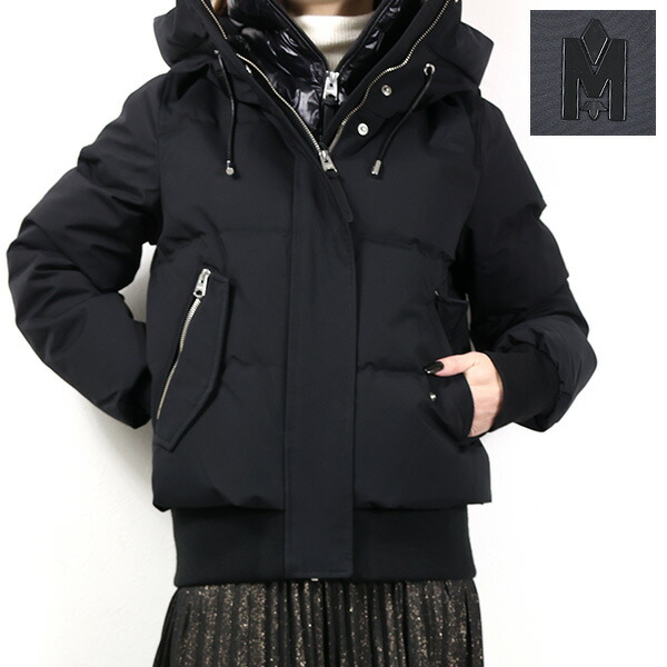 MACKAGE マッカージュ ダウンジャケット NEFI NF P003039 0001 レディース 2-IN-1 撥水 フード付き ショート丈 アウター LaG Onlinestore
