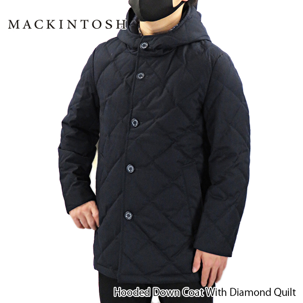 当社の キルティング フーテッド Quilt Diamond With Coat Down Hooded マッキントッシュ Mackintosh ダウンジャケット Gd 017 Gents メンズ アウター ダイヤモンド Kalnica Eu