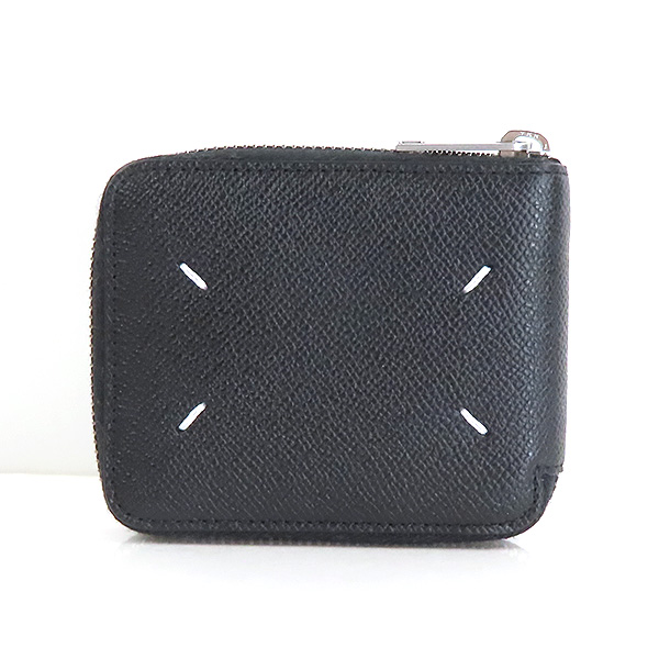 Maison Margiela メゾンマルジェラ ZIP AROUND BI-FOLD WALLET Black