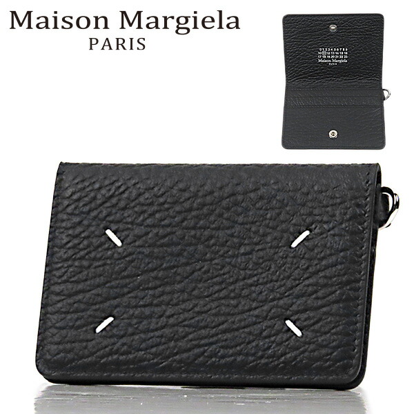 Maison 定期入れ パスケース Margela メゾンマルジェラ Card Case S36ui0417 P4455 シンプル T8013 T8013 カードケース シンプル 本革 パスケース シック 二つ折り コンパクト レディース セール半額