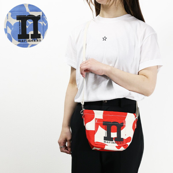 Marimekko マリメッコ MONO MINI CROSSBODY SHOULDER BAG ショルダーバッグ クロスボディバッグ ウニッコ 花柄 レディース 091969 091976 LaG Onlinestore