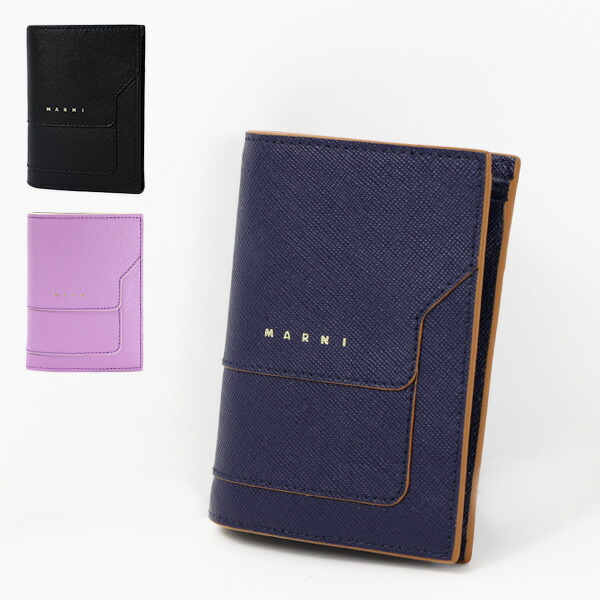 楽天市場】MARNI マルニ BI-FOLD WALLET 二つ折り財布 折りたたみ財布