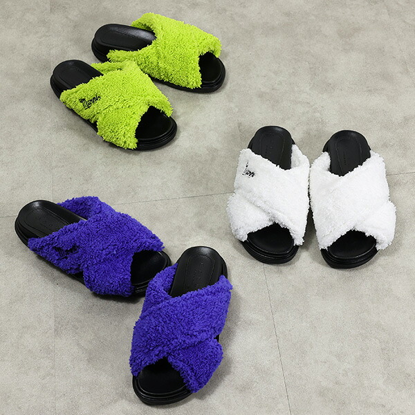MARNI マルニ Terry Slider スライドサンダル テリースライダー ボア 靴 ロゴ刺繍 フラット レディース FBMS015501 P5441 LaG Onlinestore｜LaG OnlineStore　店
