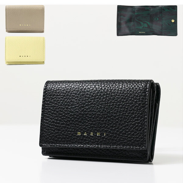 楽天市場】MARNI マルニ BI-FOLD WALLET 二つ折り財布 楽天市場】MARNI マルニ BI-FOLD WALLET 二つ折り財布