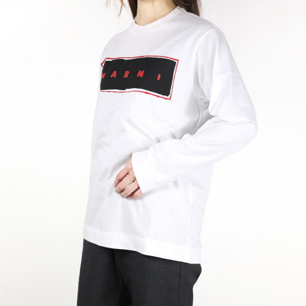 【すぐ発送/関税なし】Marni（マルニ）ロゴプリント ロンT 楽天市場】MARNI マルニ T-SHIRT THJE0129PN USCS11 LOW01 LILY