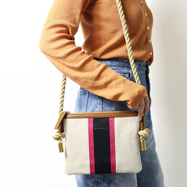楽天市場】MARNI マルニ ショルダーバッグ MARCEL Shoulder Bag