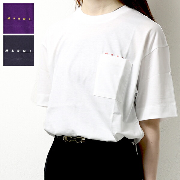 楽天市場】MARNI マルニ Pocket T Shirts Tシャツ 半袖 クルー
