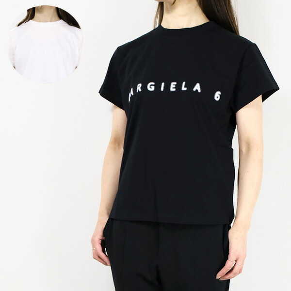 MM6 ブラック Vネック 半袖 Tシャツ、スウェットSET 楽天市場】【MM6】 エムエムシックス Maison Margiela S62GU0073