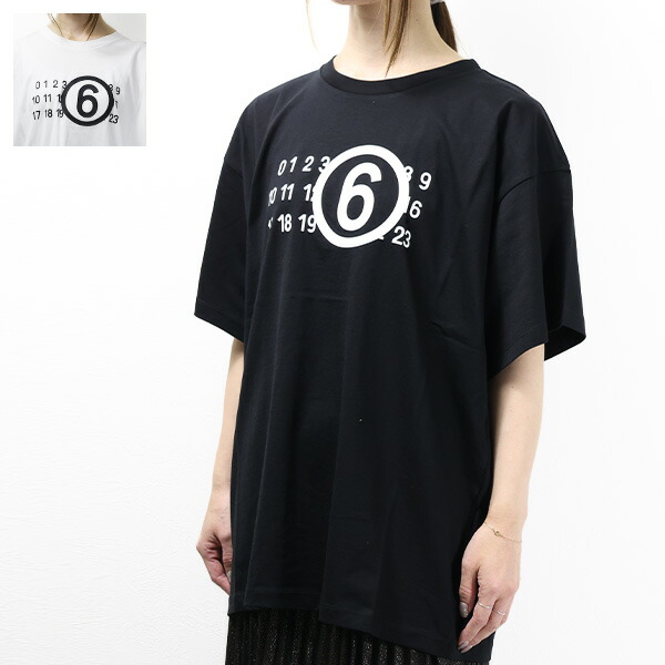 【エムエムシックス】ナンバーロゴ 半袖Tシャツ 綿 ブラック 楽天市場】Maison Margiela メゾンマルジェラ Tシャツ MM6