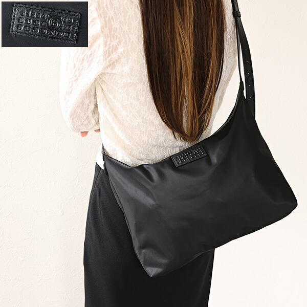 MM6 エムエムシックス ショルダーバッグ Numeric Crossbody Bag ニューメリック SB6WG0024 P9062 レディース ナイロン クロスボディバッグ A4対応 ロゴパッチ 鞄 LaG Onlinestore｜LaG OnlineStore　店