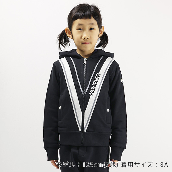 モンクレール パーカー Moncler Enfant 12 ロゴ フード-