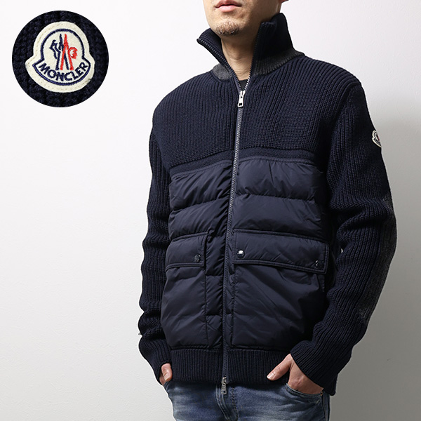 最大75%OFFクーポン MONCLER モンクレール CARDIGAN TRICOT ジップ