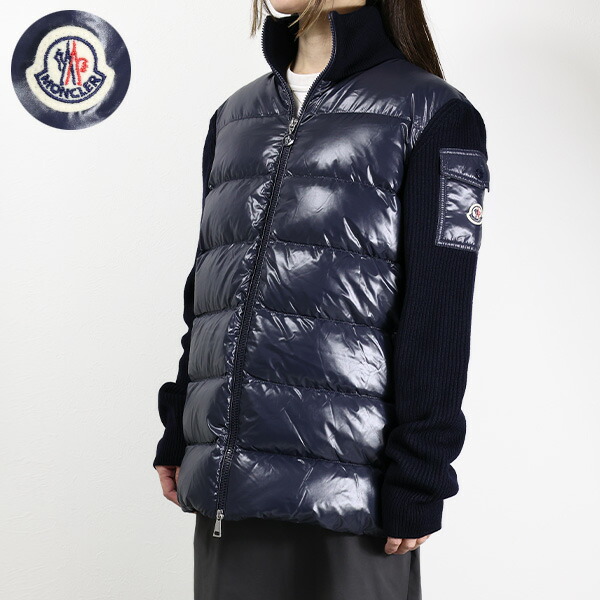 モンクレールナイロンカーディガン MONCLER モンクレール ジップアップ カーディガン/CARDIGAN
