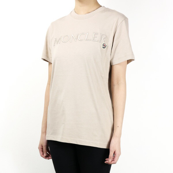 ★MONCLER★パフスリーブコットンTシャツ MONCLER モンクレール ロゴ クルーネック Tシャツ I20918C00004