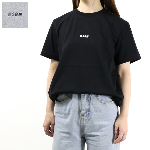 楽天市場】MSGM エムエスジーエム METALLIC LOGO T-SHIRT 3241