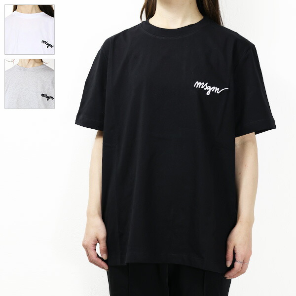 ★MSGM★クラウドロゴ半袖Tシャツ MSGM Tシャツ 半袖 エムエスジーエム 2641MDM174 195298 99