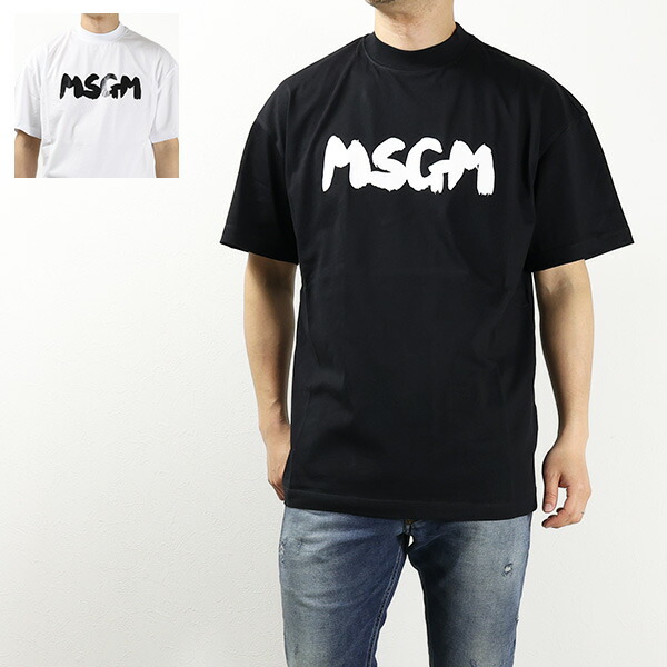 MSGM 3441MDA510G23700299 関税送料込 MSGM - エムエスジーエム 国内正規 237002-99 ラメロゴ クルー