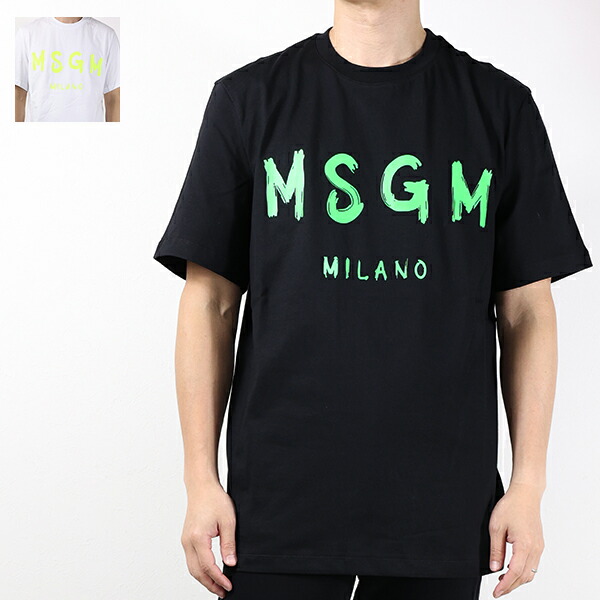 MSGM Tシャツ 半袖 カットソー ミニロゴ 3640MM500 247002 MSGM エムエスジーエム Tシャツ Mini Logo T-Shirts 3640MM500