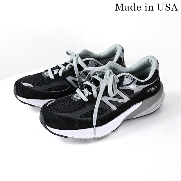 New Balance ニューバランス スニーカー Made in USA M990BK6（M990V6) メンズ ローカット ロゴ シューズ 靴 LaG Onlinestore