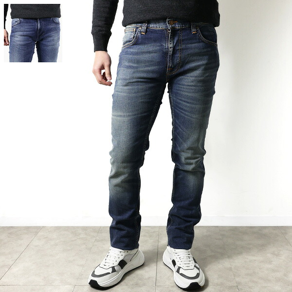 Nudie Jeans ヌーディージーンズ デニムパンツ Thin Finn Denim Jeans シンフィン 112917 112918 メンズ スキニーテーパード ジーンズ ストレッチ 5ポケット LaG Onlinestore｜LaG OnlineStore　店