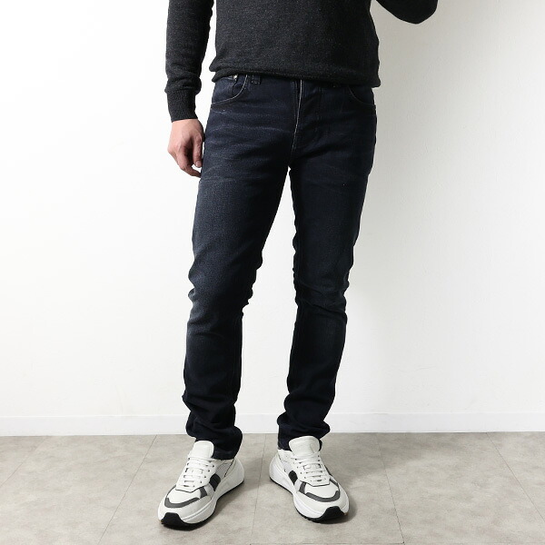 Nudie Jeans ヌーディージーンズ デニムパンツ Grim Tim Denim Jeans グリムティム 113119 メンズ スリムストレート ストレッチ 5ポケット ウォッシュ加工 ジーンズ LaG Onlinestore|LaG OnlineStore 店