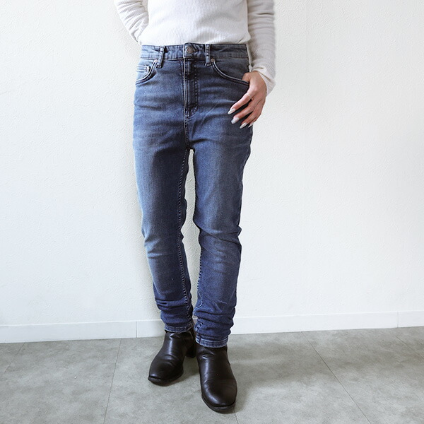 Nudie Jeans ヌーディージーンズ デニムパンツ Hightop Tilde Denim Jeans ハイトップ ティルド 113324 レディース スキニーフィット ストレッチ 5ポケット ウォッシュ加工 ジーンズ LaG Onlinestore