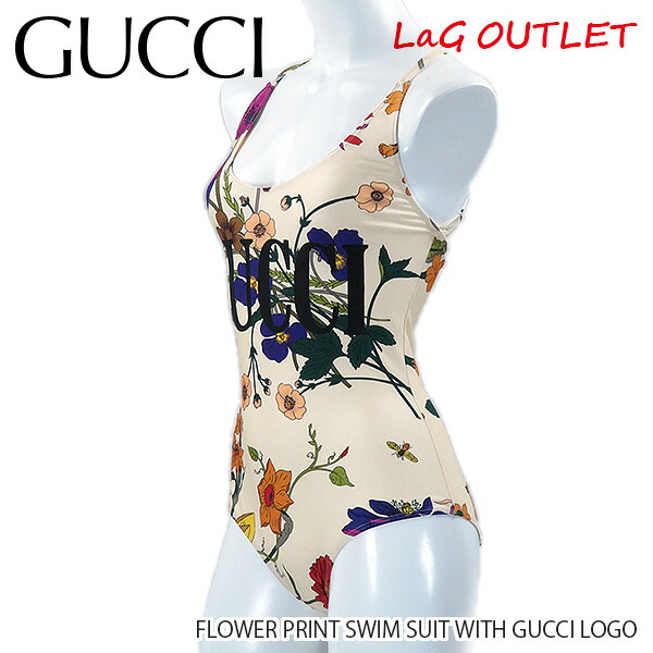 楽天市場 最大1000円offクーポン配布中 10 1 10 11迄 返品交換不可 Lagアウトレット Gucci グッチ Flower Print Swim Suit With Gucci Logo フラワー プリント スイムスーツ ロゴ 5019 Xjani Lag Onlinestore 楽天市場店