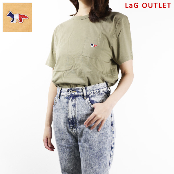 楽天市場】Maison Kitsune メゾンキツネ Tricolor Fox Patch T