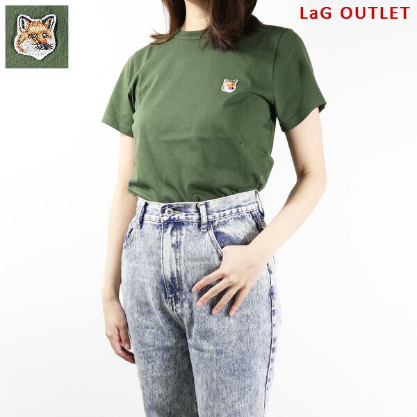 ★人気★【MAISON KITSUNE】★TRICOLOR FOX T-SHIRTS★Tシャツ★ TRICOLOR FOX PATCH CLASSIC POCKET TEE-SHIRT | Maison Kitsuné