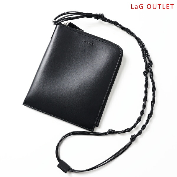 【関税込み】 ☆Jil Sander☆ TANGLE レザー パスポートホルダー 関税込】◇JIL SANDER◇TANGLE レザー パスポートケース