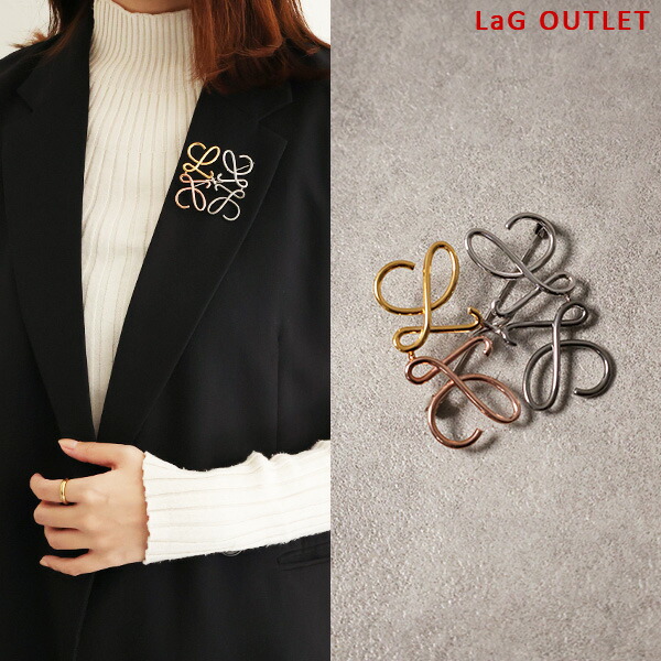 楽天市場】LOEWE ロエベ ブローチ ANAGRAM BROOCH 111.27.027