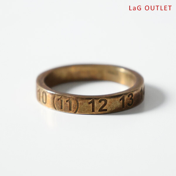 【LaGアウトレット】Maison Margiela メゾン マルジェラ リング Numbering Logo Ring SM1UQ0048 S12967 メンズ レディース 指輪 アクセサリー シルバー925 ナンバリング アウトレット LaG Onlinestore
