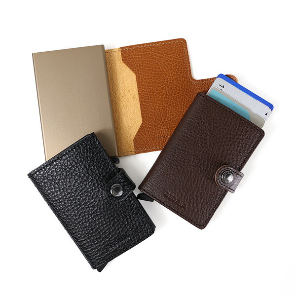 SECRID セクリッド ミニウォレット Mini Wallet VEGETABLE メンズ レディース カードケース 財布 レザー スキミング防止 スライド式 LaG Onlinestore