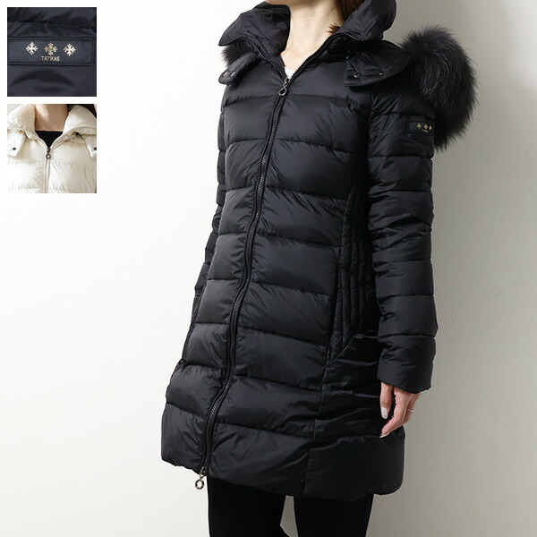 【TATRAS】タトラス TAMIL タミル ファーコート ブラック サイズ1 TATRAS】タトラス TAMIL タミル ファーコート ブラック サイズ1