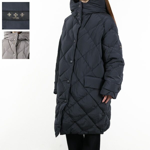 楽天市場】TATRAS タトラス NILA ロング ダウンコート ロゴ レディース