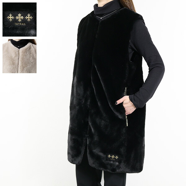 楽天市場】TATRAS タトラス TAMIL タミル ロングコート ファーコート
