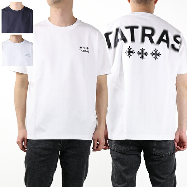 TATRAS タトラス Tシャツ TIDEO Back Logo T-Shirts ティデオ MCKZ0368083588 メンズ 半袖 カットソー クルーネック コットン ロゴT LaG Onlinestore