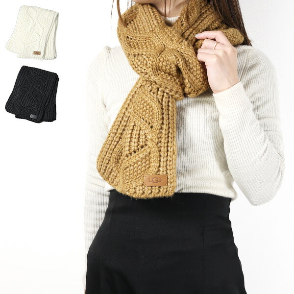 楽天市場】UGG アグ W SHERPA OVERSIZED SCARF シェルパ