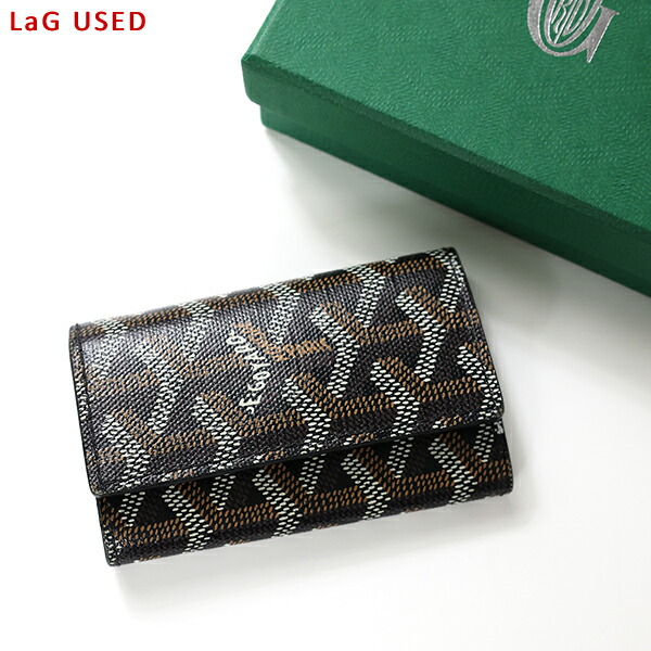 【中古品】GOYARD ゴヤール キーケース SAINT MICHEL Key Case サンミッシェル STMICHPMLTY01CL メンズ レディース 6連 ゴヤールディンキャンバス レザー LaG Onlinestore|LaG OnlineStore 店