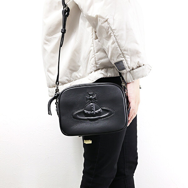 Vivienne Westwood ヴィヴィアンウエストウッド ANNA CAMERA BAG アンナ カメラバッグ ショルダーバッグ クロスボディバッグ 鞄 オーブ レザー レディース 43030037 L001S LaG Onlinestore 27,300円