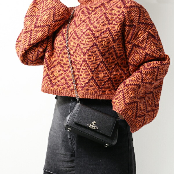 [Vivienne Westwood] Hazel スモール ショルダーバッグ Vivienne Westwood Hazel ショルダーバッグ M | ブラック