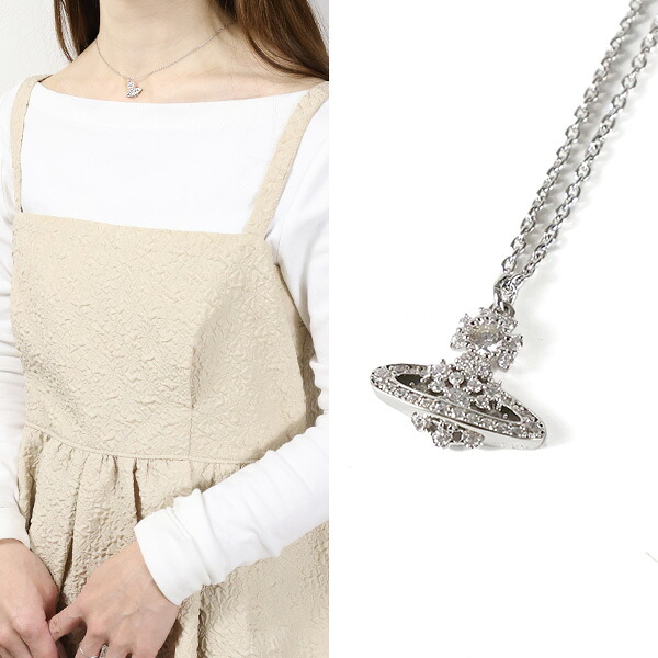 Vivienne Westwood ヴィヴィアンウエストウッド ネックレス NARCISSA PENDANT 6302038B レディース ペンダント シルバー925 silver925 オーブ アクセサリー LaG Onlinestore|LaG OnlineStore 店